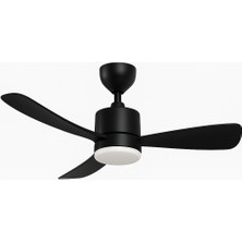Helios Capella 70W 3 Kanatlı Uzaktan Kumandalı Ledli Dekoratif Tavan Vantilatör Siyah HS9304