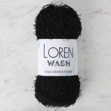Loren Wash Siyah El Örgü İpi - R004 - 34041