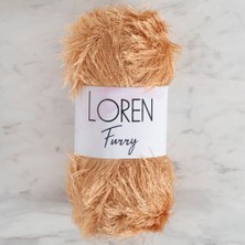 Loren Furry Bej El Örgü İpi - RF0054 - 34061