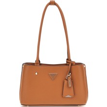 Kadın Yapılandırılmış Omuz Çantası - Taba