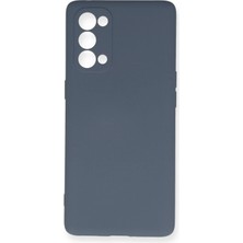 Oppo Reno 5 Pro Kılıf Nano Içi Kadife Silikon - Gri - AKMONL2710-6165