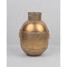 Selin Dekor Modern Metal Vazo