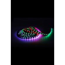 5 Volt Adreslenebilir Argb Pixel Şerit LED WS2812B Metrede 60 LED IP20 Iç Mekan (1 M)