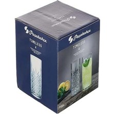 Pasabahce 52800 Timeless Meşrubat Bardağı 450 cc Desenli Cam 12 Adet Modern Tasarım