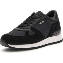 Erkek Tresa Panelli Sneaker - Siyah