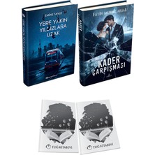 Kader Çarpışması Ciltli ve Yere Yakın Yıldızlara Uzak Ciltli Emine Tavuz 2li Set + Hediyeli