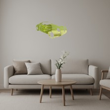 Nostaljik Klasik Araba  Dekoratif Altın Aynalı Tablo - AKMONL2496-9693