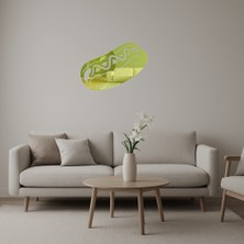 Iç Mekan Dekoratif Sandviç Altın Aynalı Tablosu - AKMONL4260-3811