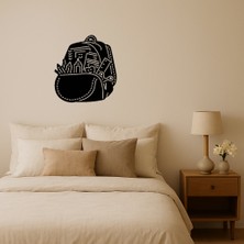 Üzeri Renkli Okul Çantası Dekoratif Tablo - AKMONL9368-4527