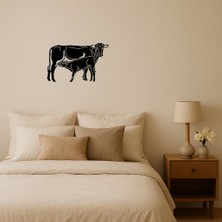 Boğa ve Buzağı Dekoratif Tablo - AKMONL6512-1499