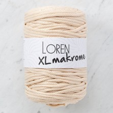 Loren Xl Makrome Açık Bej El Örgü İpi - R040 - 33705