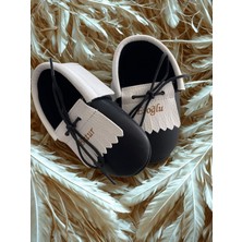 Bebeğinize Özel Laci - Beyaz Bebek Ayakkabı