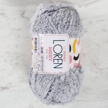 Loren Mery Açık Gri El Örgü İpi - M406 - 34313