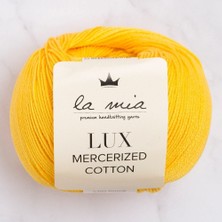 La Mia Lux Mercerized Cotton Koyu Sarısı El Örgü İpi - 181 - 33754