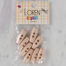 Loren Crafts Pudra Pembe 8 Li Çoban Düğmesi - 69
