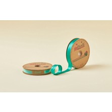 Biye Saten Katlı 085 Koyu Yeşili 2 cm 25 Metre %100 Polyester