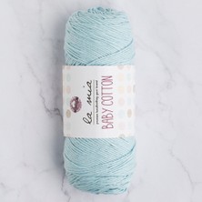 La Mia Baby Cotton Açık Mavi El Örgü İpi - L036 - 33625