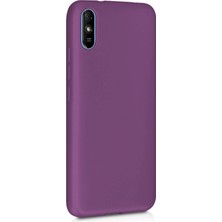 Xiaomi Redmi 9A Premium Silikon Kılıf Mor