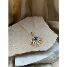 Mavi Göz ve Güneş Uçlu Kolye