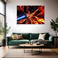 Kanvas Tablo Yüksek Kaliteli Kanvas Duvar Tablosu Dragon Slayer Anime Tablosu Yeni Ev Hediyesi