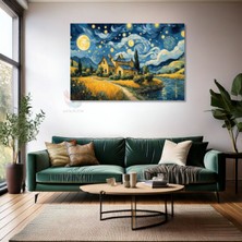 Kanvas Tablo Yüksek Kaliteli Kanvas Duvar Tablosu Van Gogh Manzara Yeni Ev Hediyesi Ev Dekorasyon