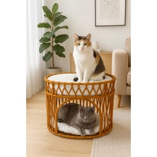 Çift Katlı Kedi Yatağı – Konforlu, Modern ve Şık Tasarım
