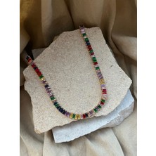 Renkli Taşlı Kolye