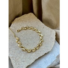 14K Sıralı Damla Bileklik