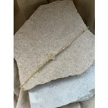 Yonca Taşlı Ince Bileklik