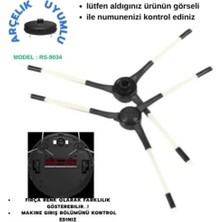 Siyah Robot Süpürge  2'li Yan Fırça Seti Orijinal ve  Malzeme