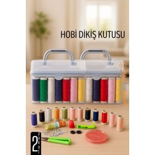 Dikiş Ipliği Seti - 10 Renk 2000 mt Kutulu Mezuralı Dikiş Fiyatı