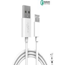 Lg x Power Uyumlu 2.1 A Hızlı Şarj ve Data Kablosu 1.5 Metre