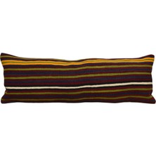 Yeni El Dokuma Dekoratif Lumbar Kilim Kırlent Yastık Kılıfı 6210