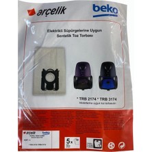 Elektrikli Süpürge Toz Torbası Paket 5 Adet Beyaz Temizlik
