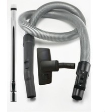 Siyah Teleskopik Hortum Başlığı 3'lü Set Emici ve Uzayabilir Tasarım