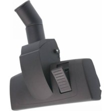 Siyah Elektrik Süpürgesi Emici Başlık ve Yer Fırçası Seti Güçlü Temizlik