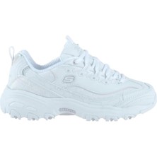 Skechers D'lites Kadın Beyaz Sneaker Ayakkabı 150038-WHT Nefes Alabilir Yapı ile Konforlu Tasarım