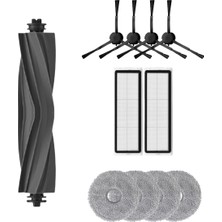 Dreame L20 Ultra Uyumlu 1 Ana Fırça 4 Yan Fırça 2 Filtre 4 Mop