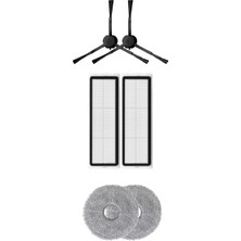 Dreame L20 Ultra Uyumlu 2 Yan Fırça 2 Filtre 2 Mop