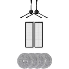 Dreame L20 Ultra Uyumlu 2 Yan Fırça 2 Filtre 4 Mop