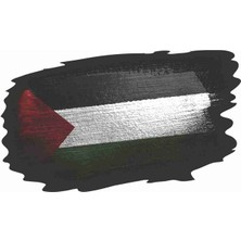 Filistin Bayrağı Sticker 2 Adet 17CM