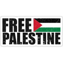 Özgür Filistin , Özgür Gazze Araba Oto Sticker Etiket 19CM
