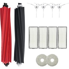 Roborock Q Revo Master Uyumlu 1 Ana Fırça 4 Yan Fırça 4 Filtre 2 Mop