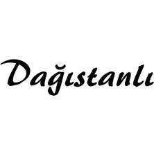 Dağıstanlı Siyah Renk Araba Sticker Yapıştırması 25CM