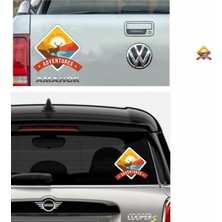 Offroad Adventure Wild Kamp Karavan Sticker 19CM
