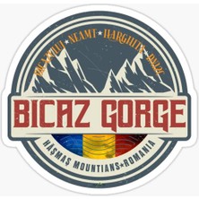 Bicaz Gorge Romania Sticker 19CM Etiket Yapıştırma