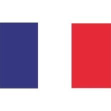 Fransa Bayrağı Sticker Yapıştırma 19CM