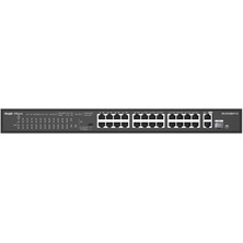 Ruijie-Reyee RG-ES126S-LP 24 Port Poe+ 10-100 Mbps + 2 Port 10-100-1000 Mbps Uplink Switch