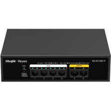 Ruijie-Reyee RG-ES106F-P 4 Port Poe+ 10-100-1000 Mbps+2 Port 10-100 Mbps Uplink Switch