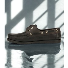 Siyah Kahve Ortopedik Dikişli Hakiki Deri Günlük Ayakkabı